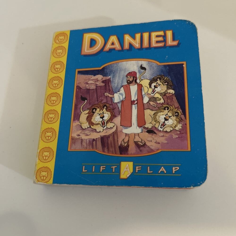 Daniel By Landoll - Hardcover Vintage Mini Book 1998 Christian Lift A Flap Book